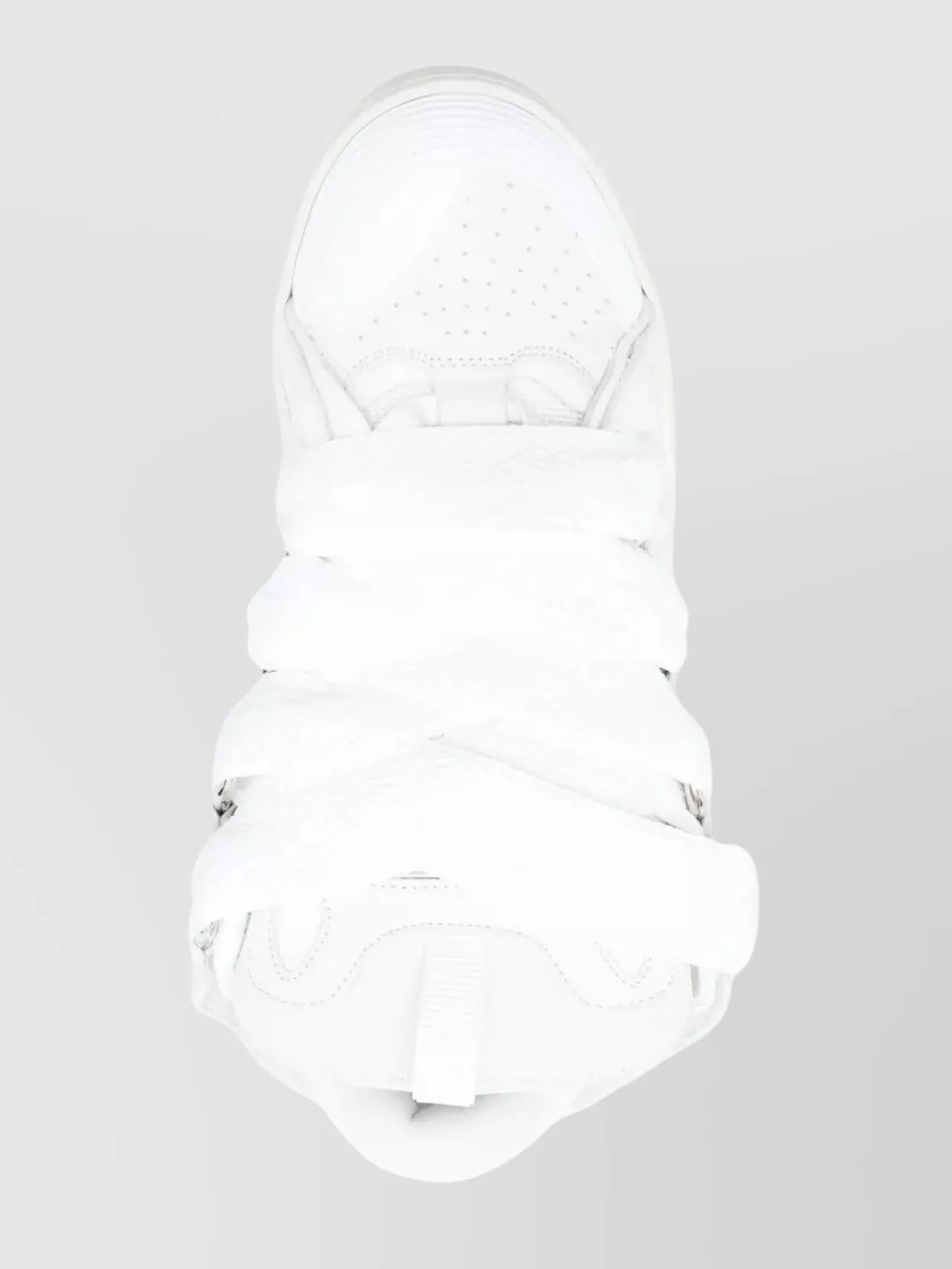 Lanvin Cushioned Perforated Pull-Tab Sneakers