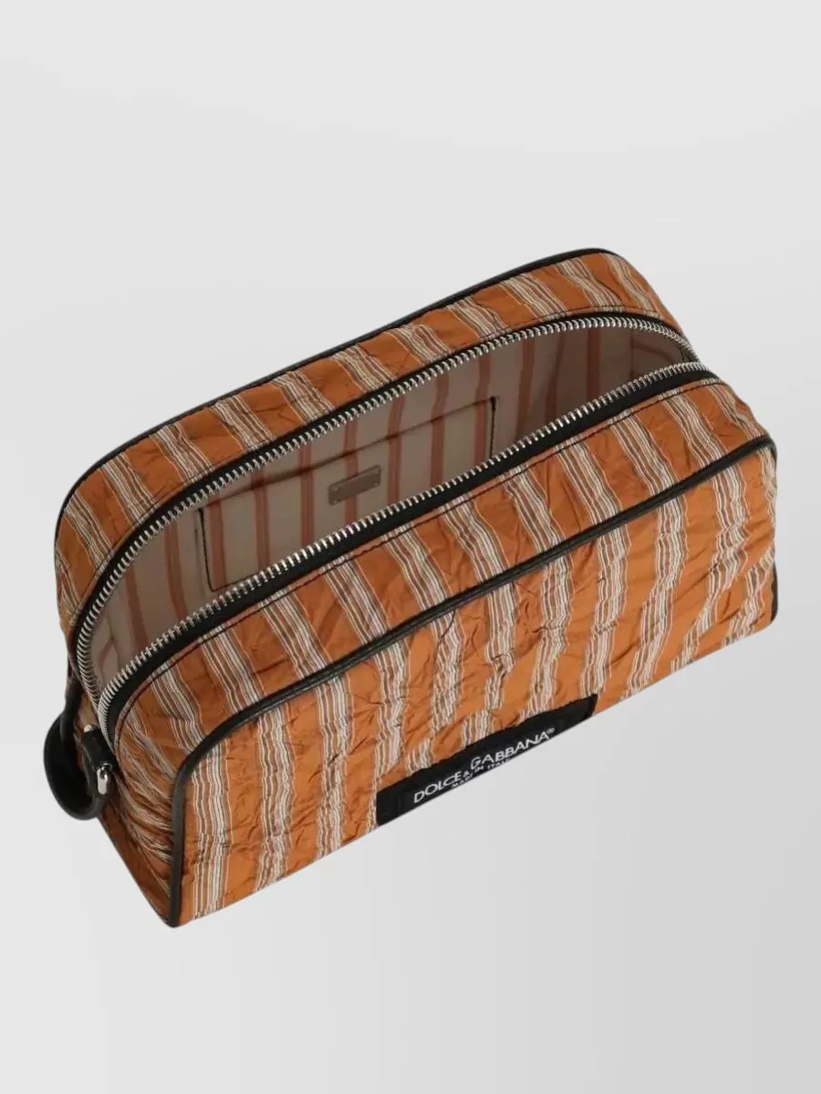 Dolce&Gabbana Leather Handle Clutch Bag