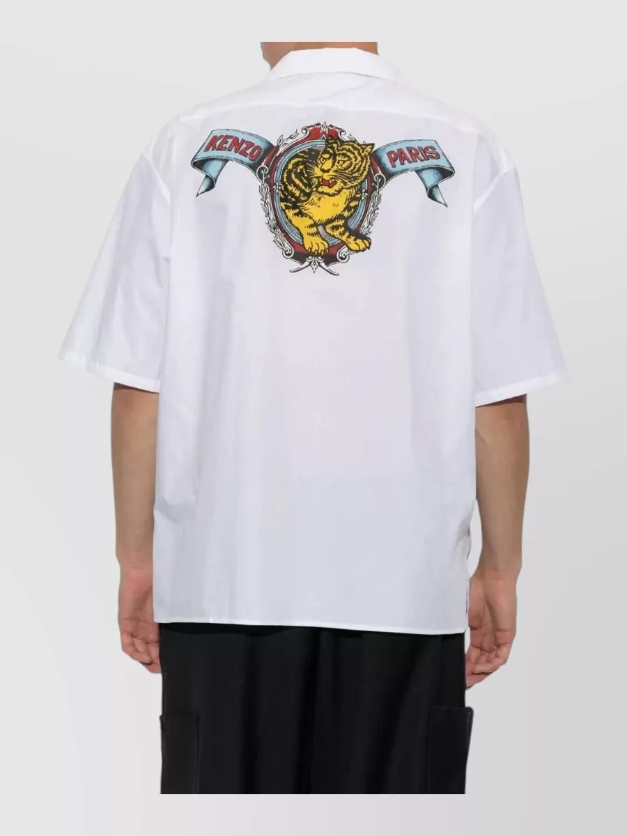 Kenzo Printed Short-Sleeve Shirt