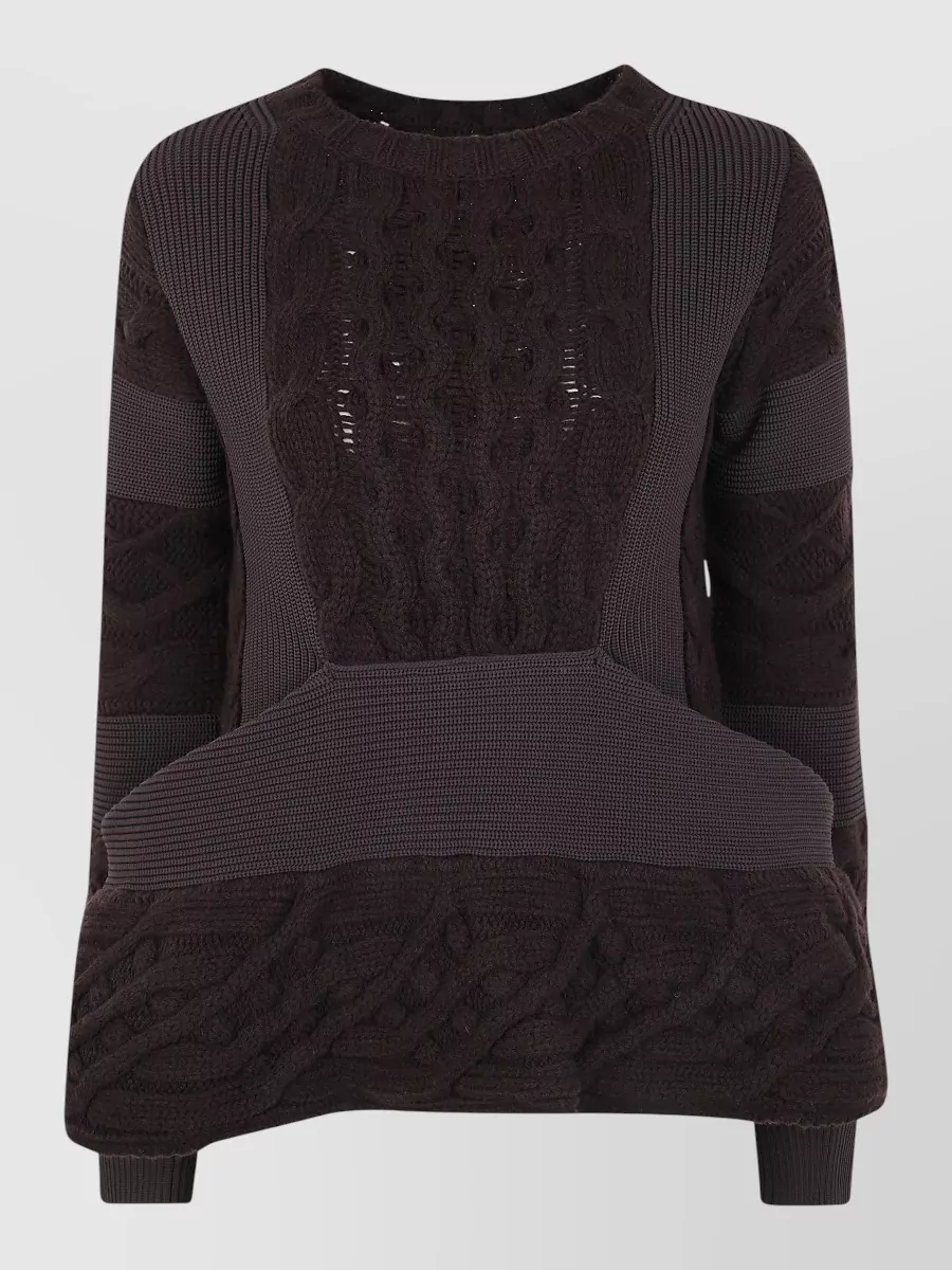 Sacai Wool knit pullover
