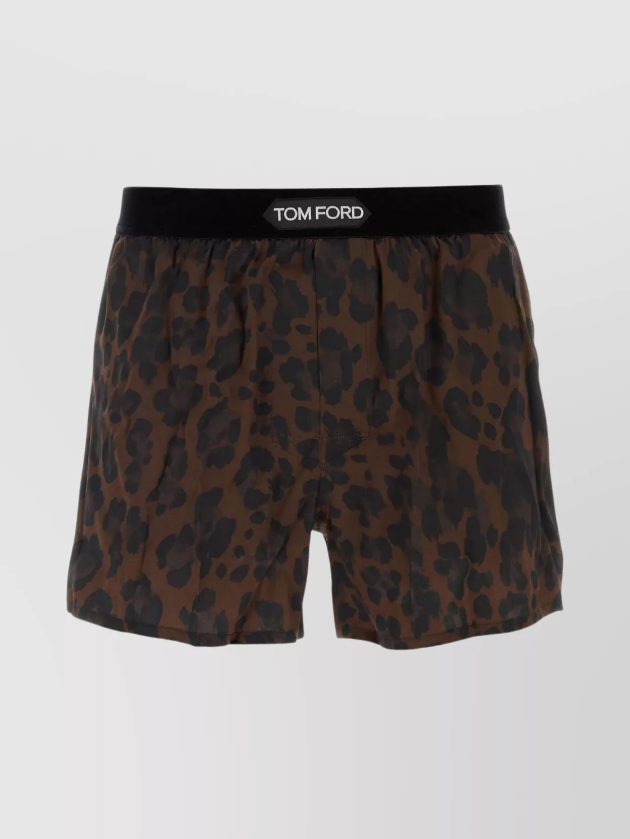 Shop Tom Ford Boxer In Printed Stretch Satin