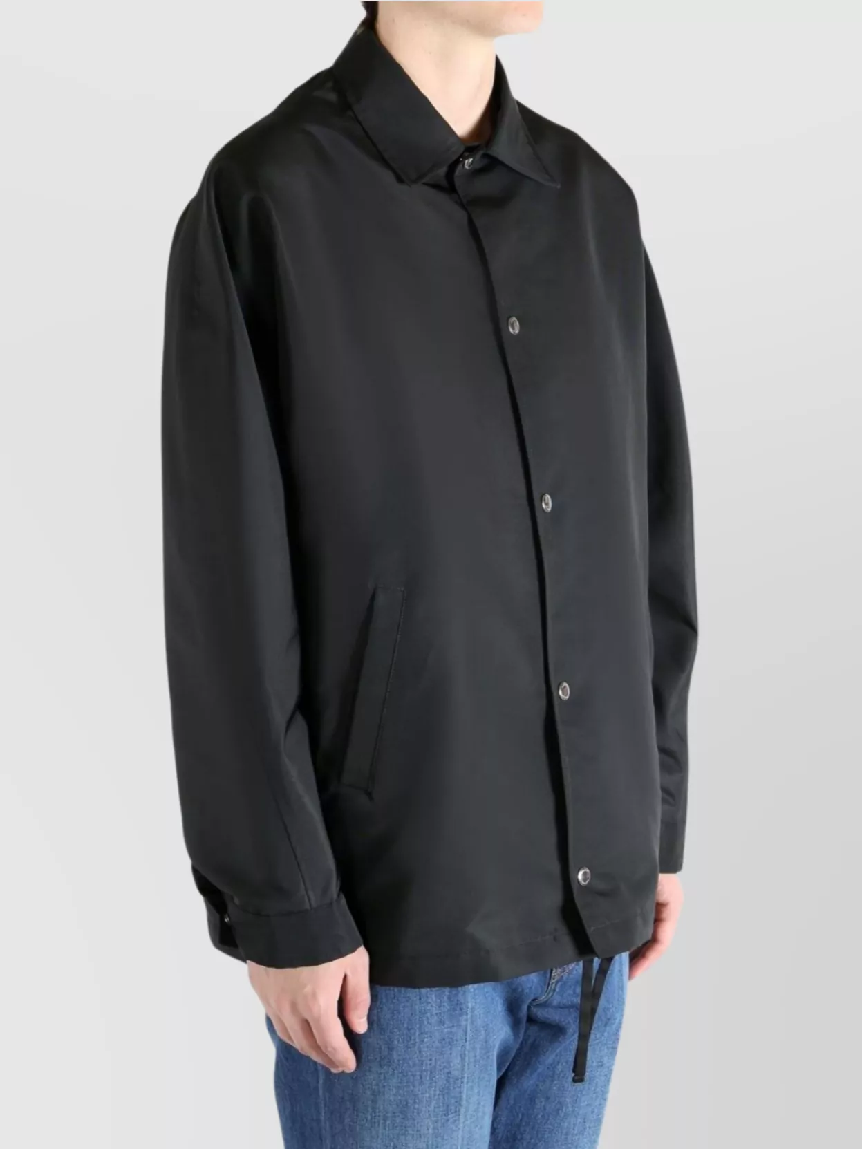 Givenchy Relaxed Fit Jacket Drawstring Hem