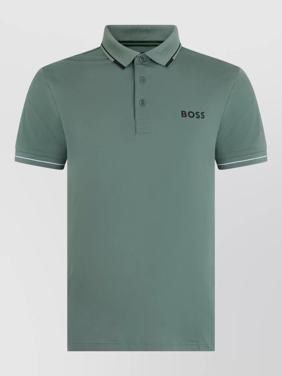 Boss short-sleeve polo shirt