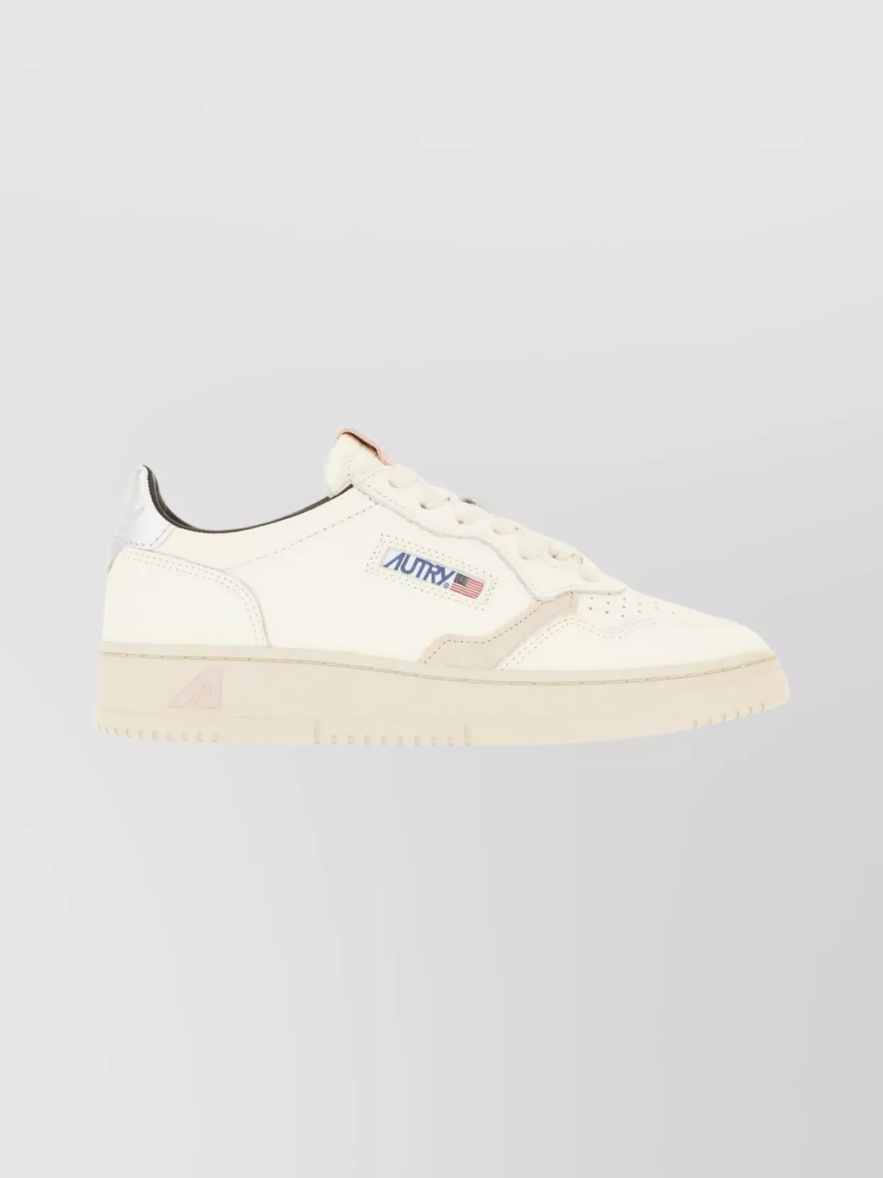 Autry Stylish Leather Medalist Low-top Sneakers In Red