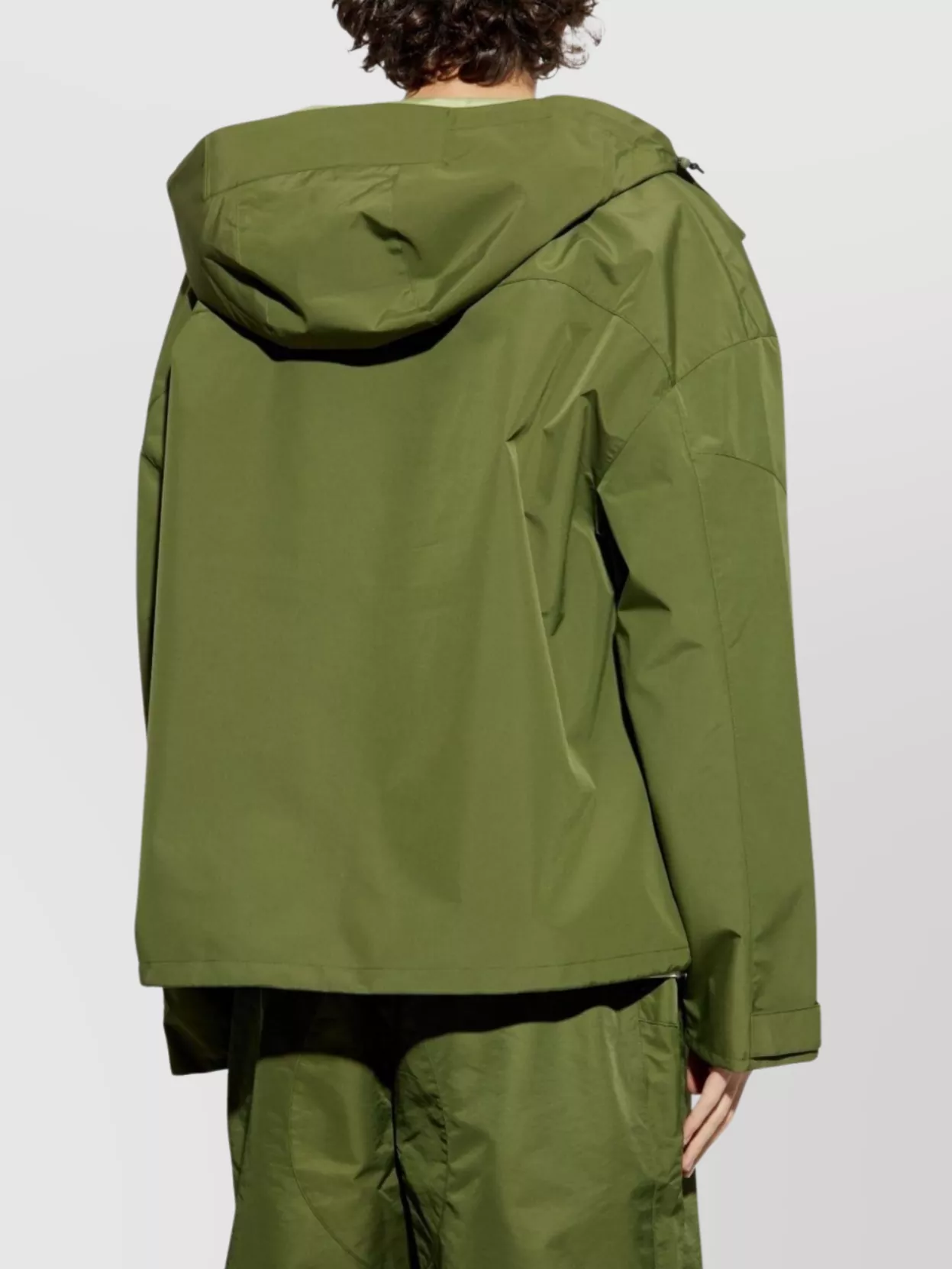 Kenzo Adjustable Hooded Short Jackets With Side Pockets