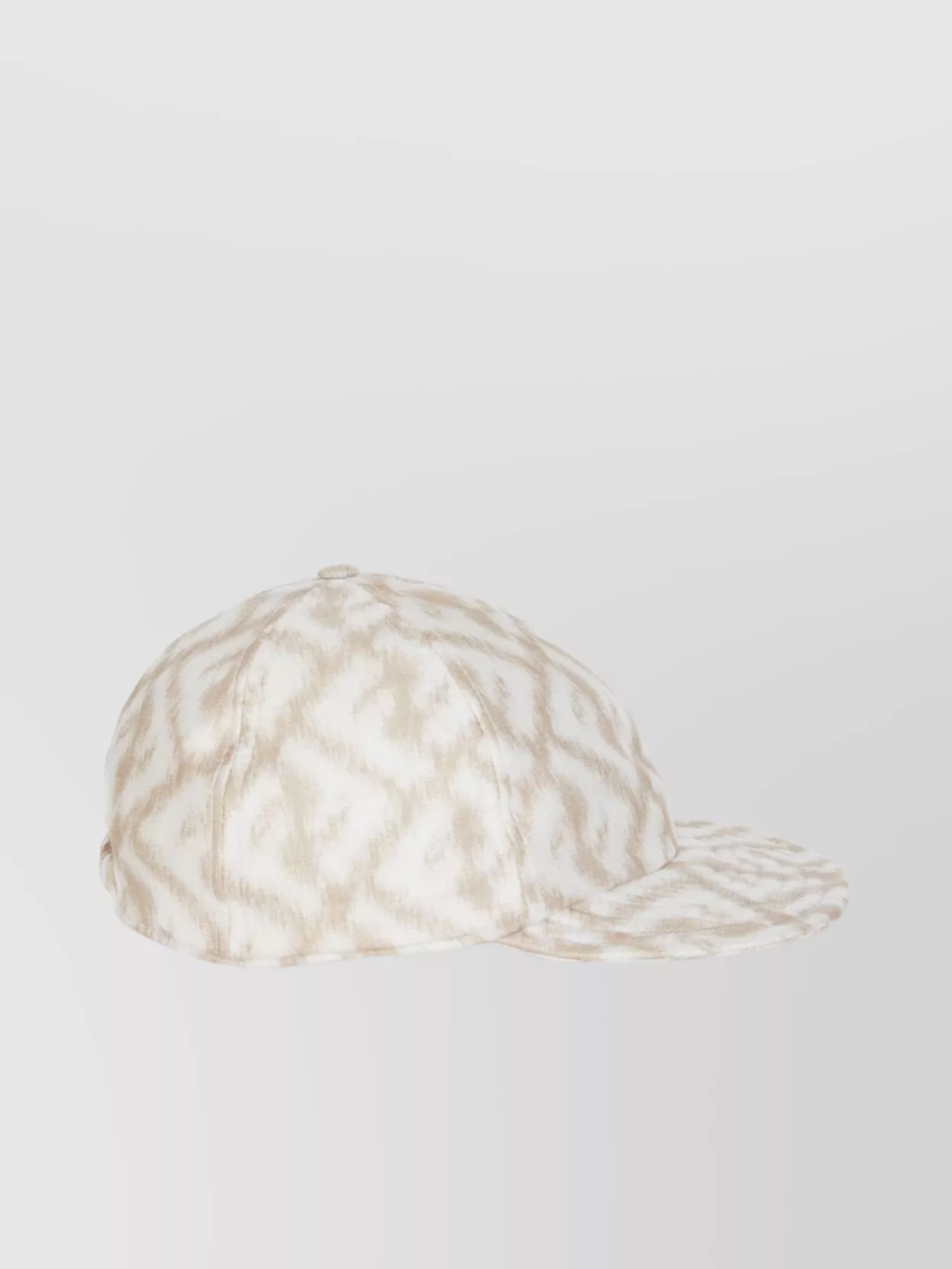 Fendi Silk Baseball Cap All-Over Pattern
