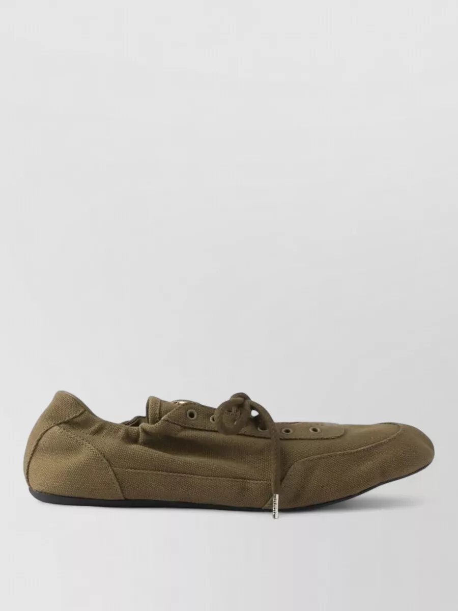 Prada canvas low-top sneakers