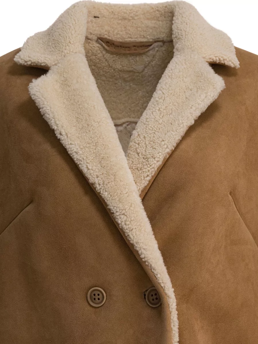 Salvatore Santoro Shearling Leather Jacket