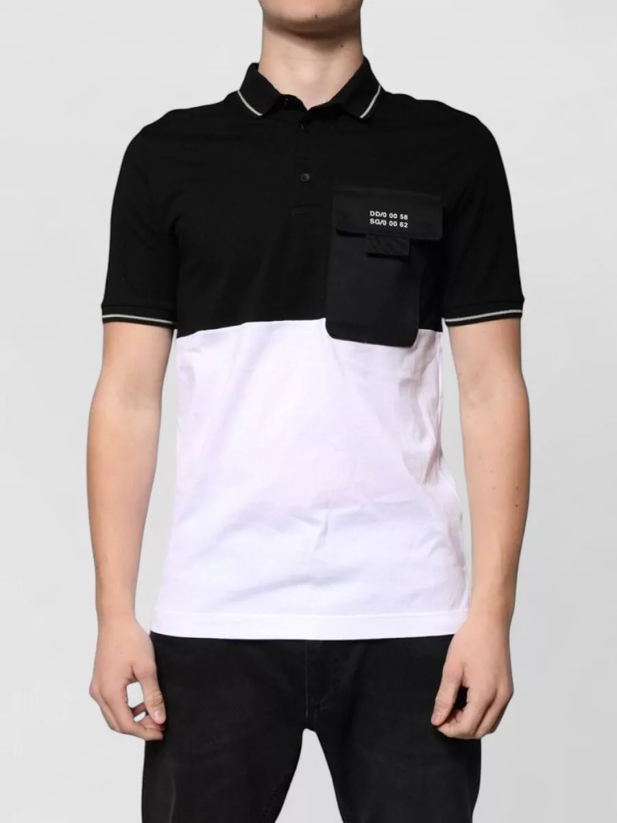 Dolce&Gabbana cotton short-sleeve polo t-shirt