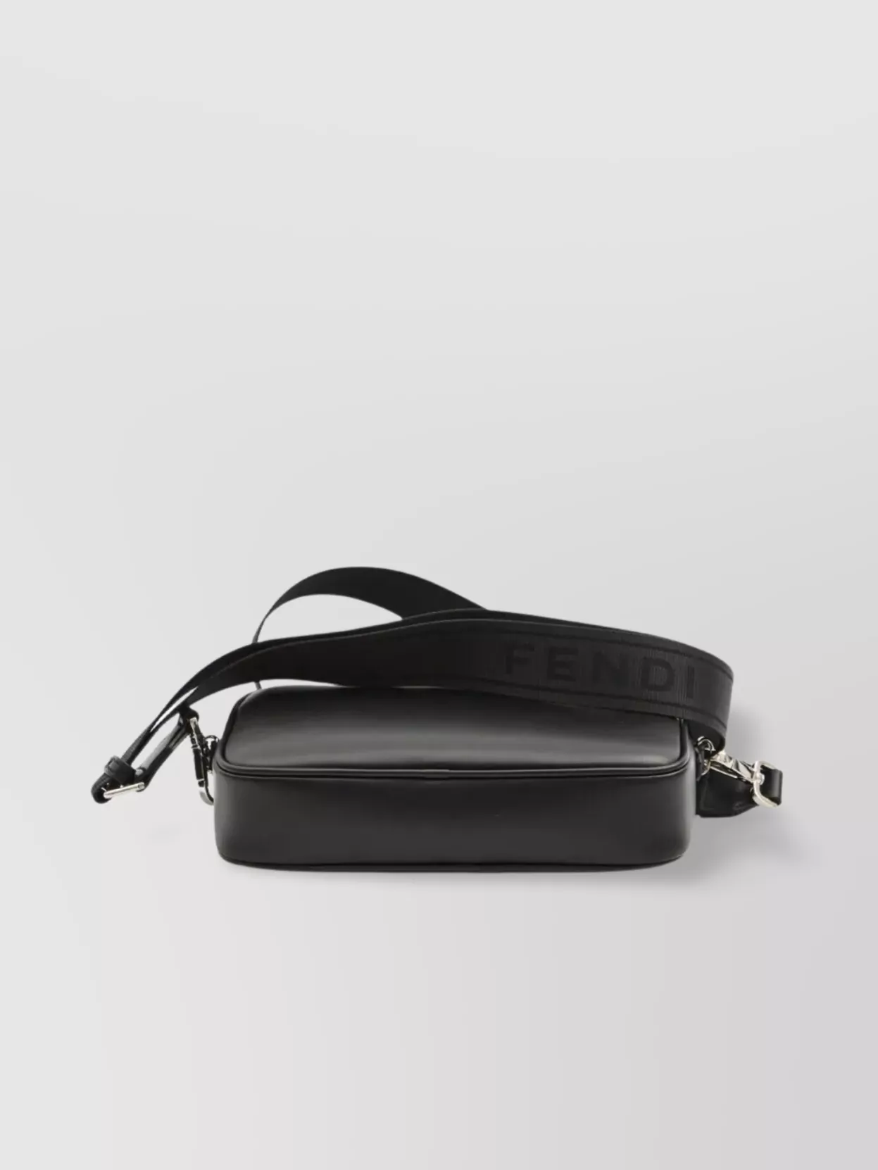 Fendi Square Leather And Canvas Camera Bag