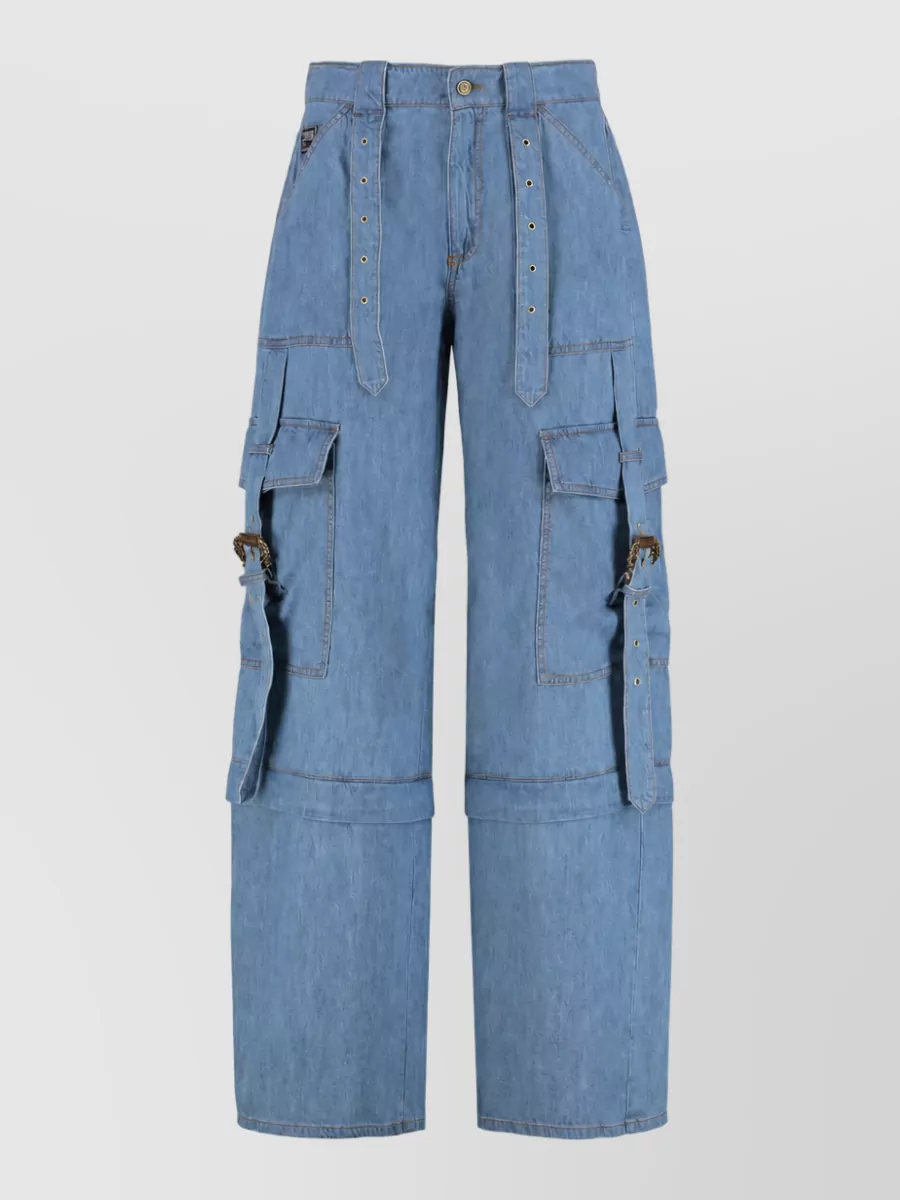Versace Jeans Couture Cotton cargo trousers