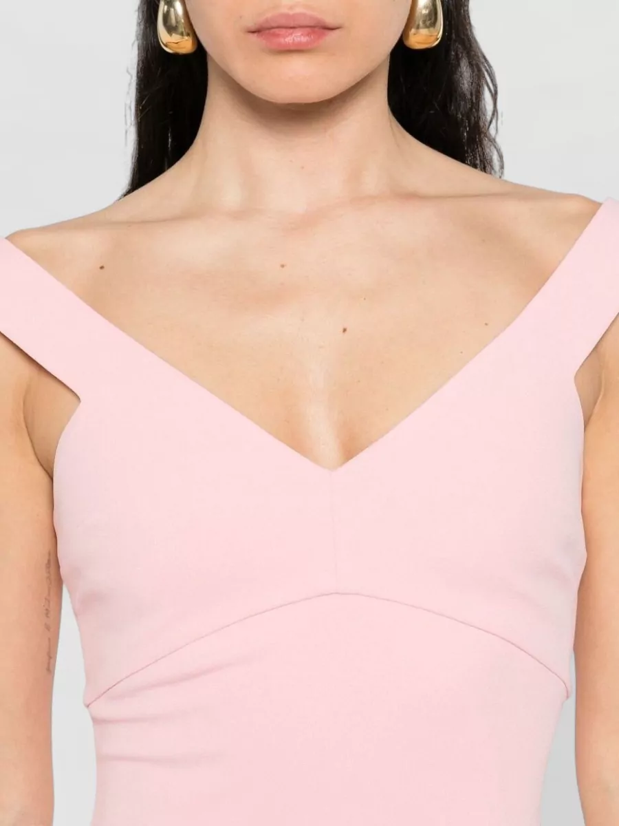 Solace London Sleeveless V-Neck Maxi Dress