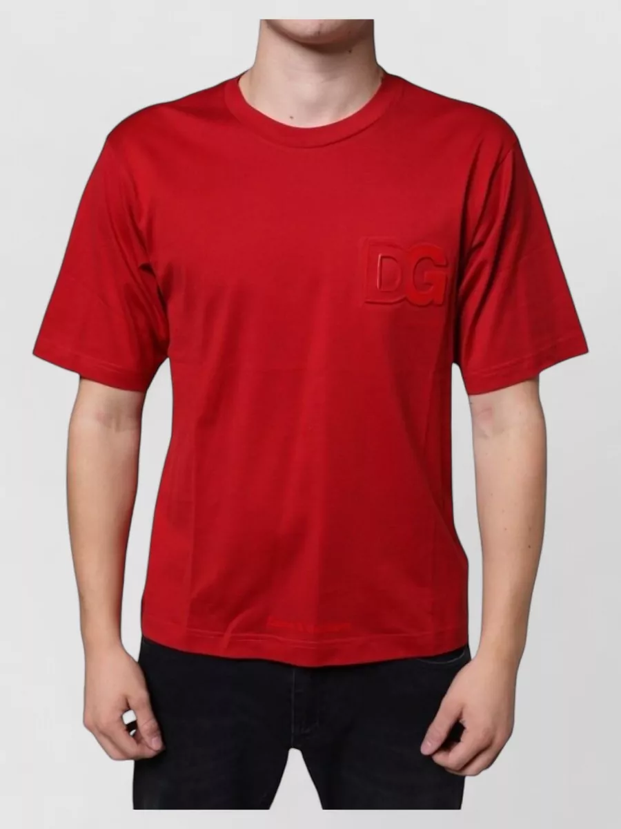 Dolce&Gabbana Logo print crew neck cotton t-shirt