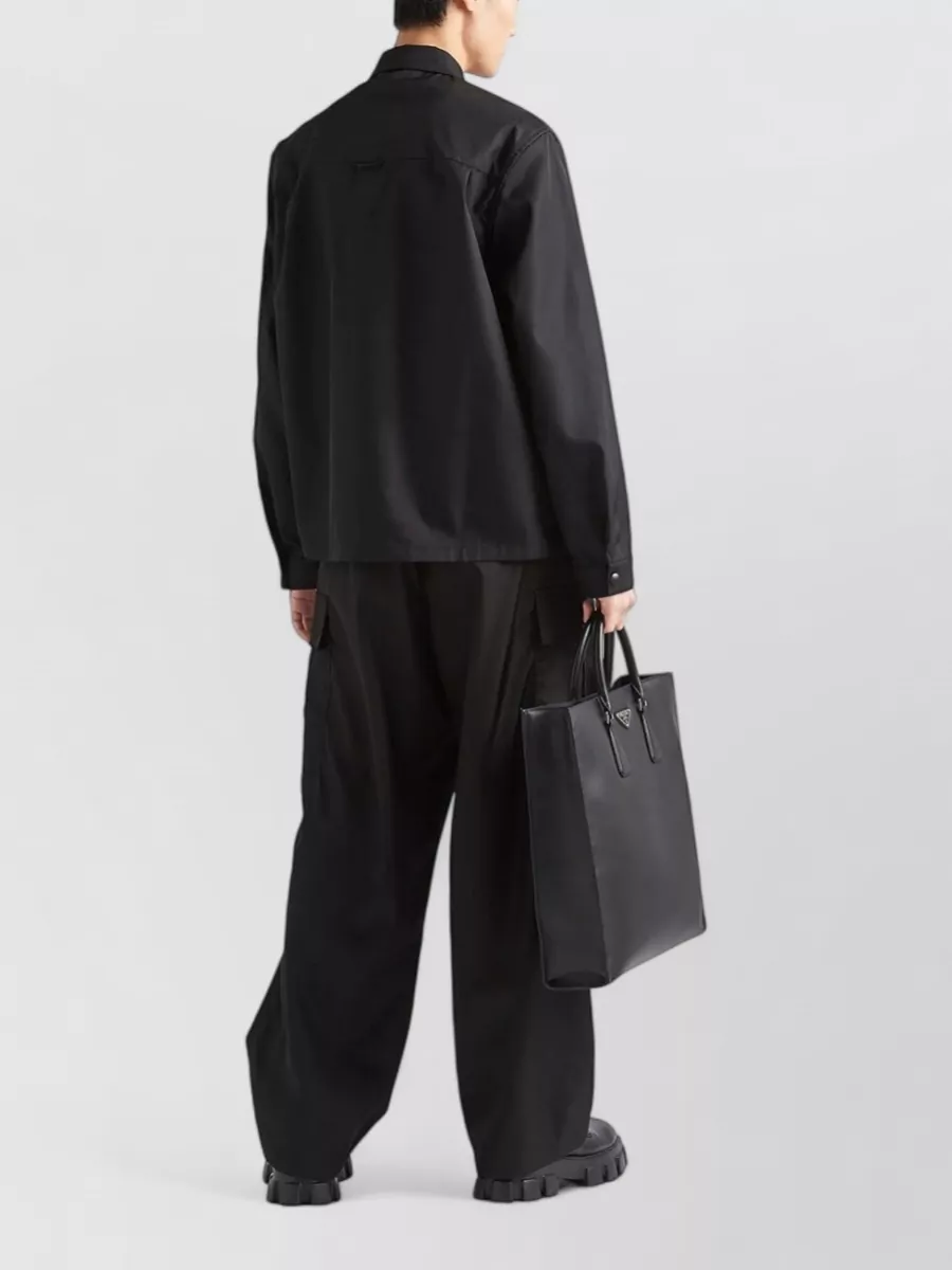 Prada Recycled Nylon Relaxed-Fit Shirt