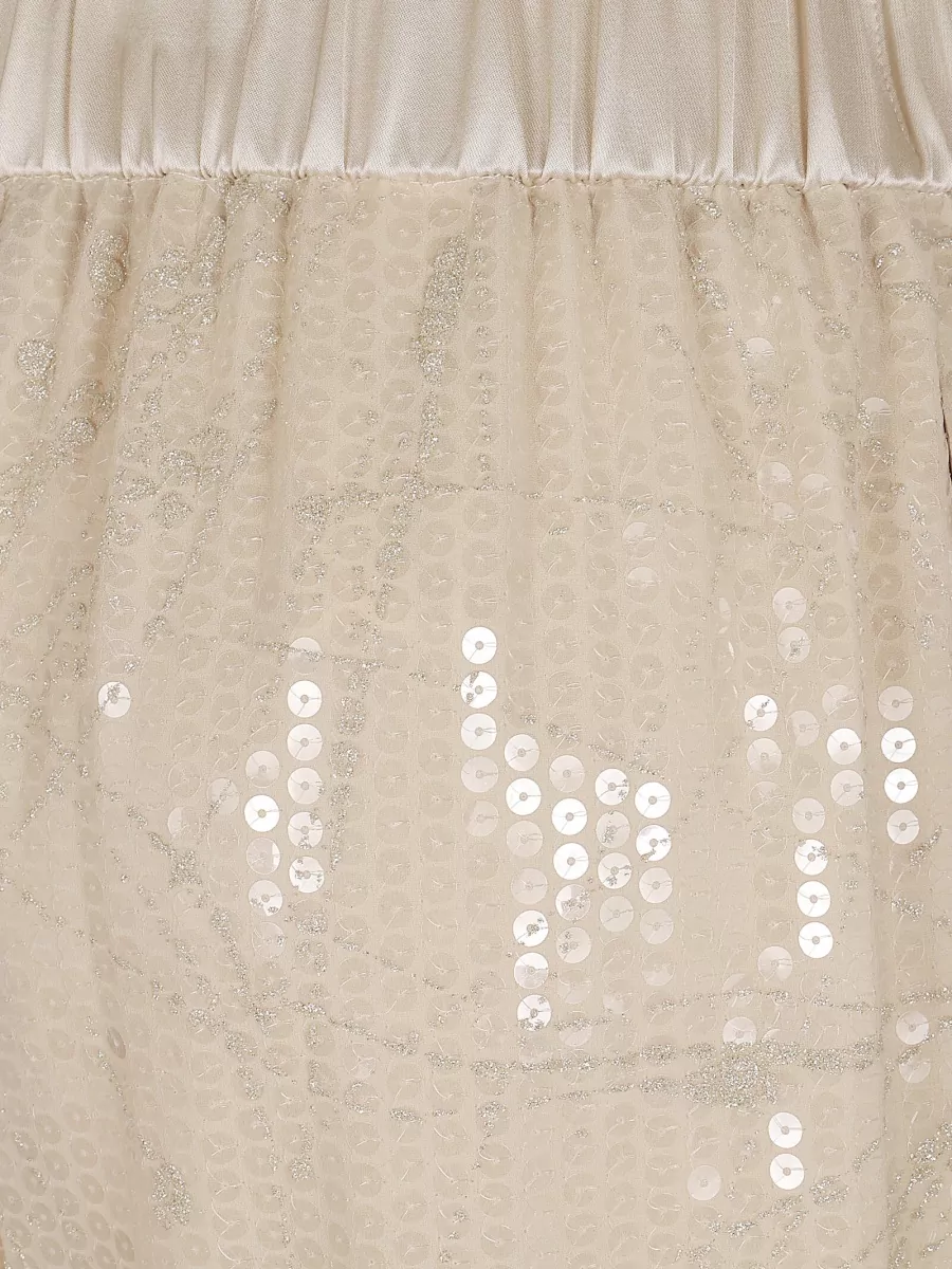 Peserico Sequin-Embellished Wide-Leg Trousers