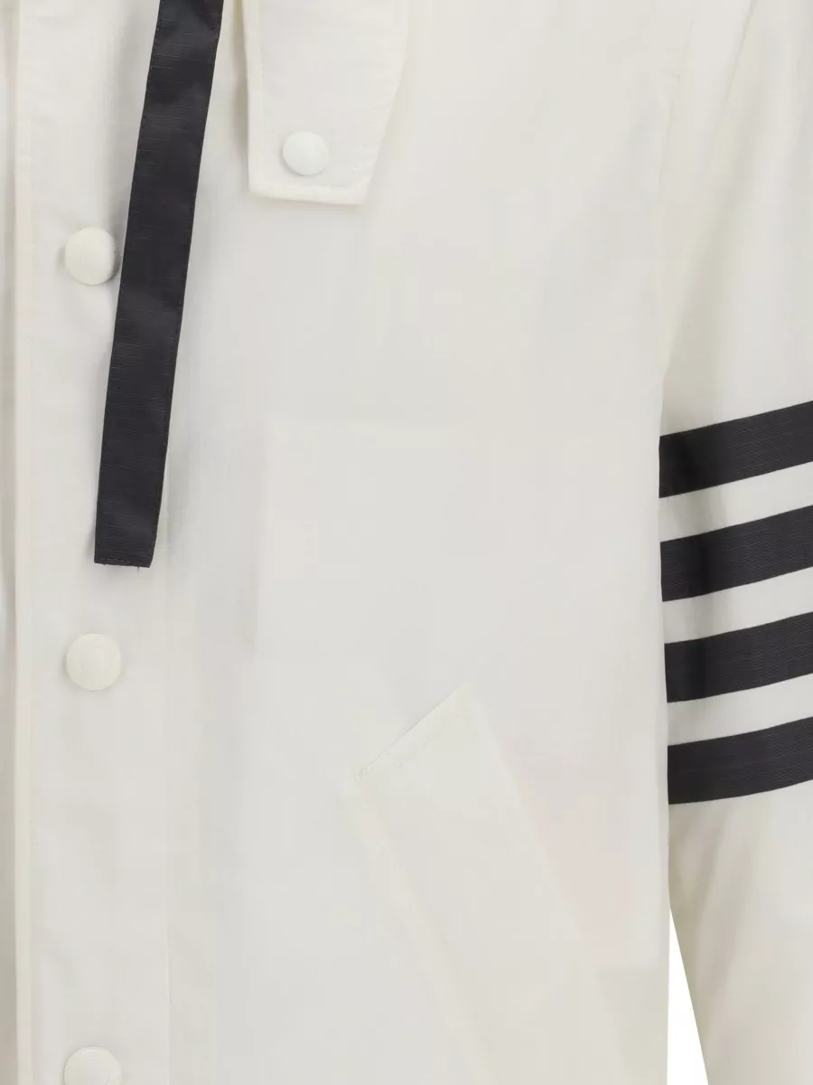 Thom Browne Relaxed-Fit Hooded Lightweight Jacket