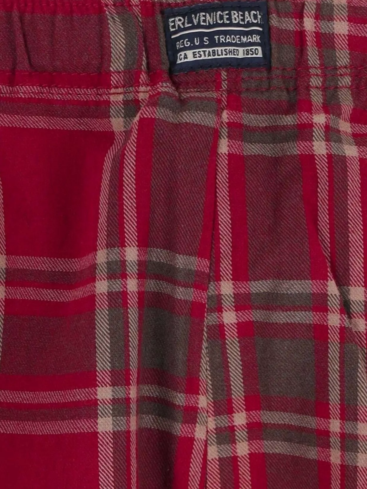 Erl Straight Leg Trousers Elastic Waistband