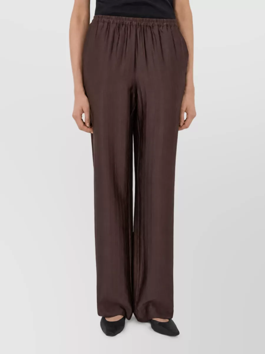 Loulou Studio Silk Loose-Fit Pants