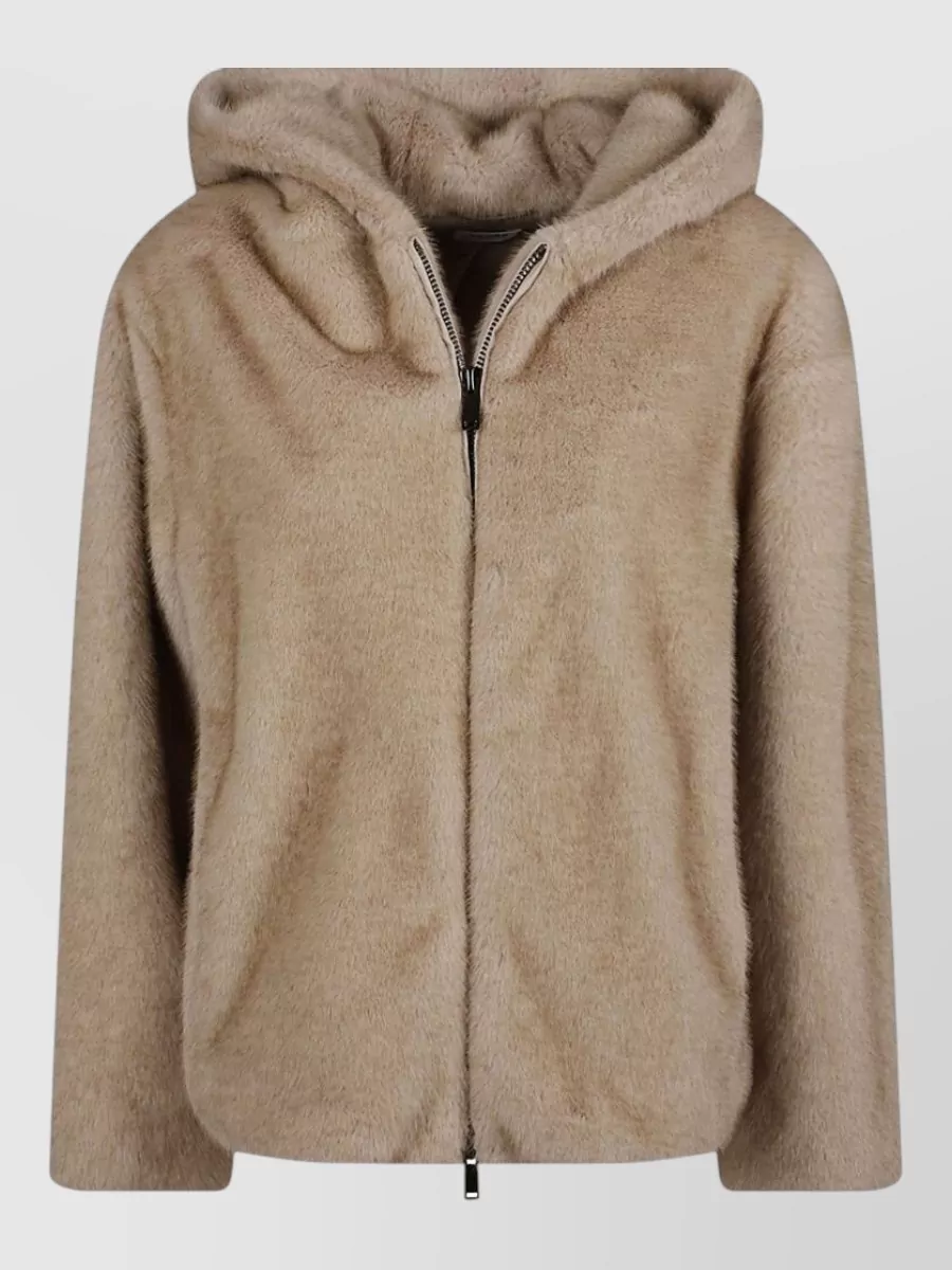 Parosh faux fur coat