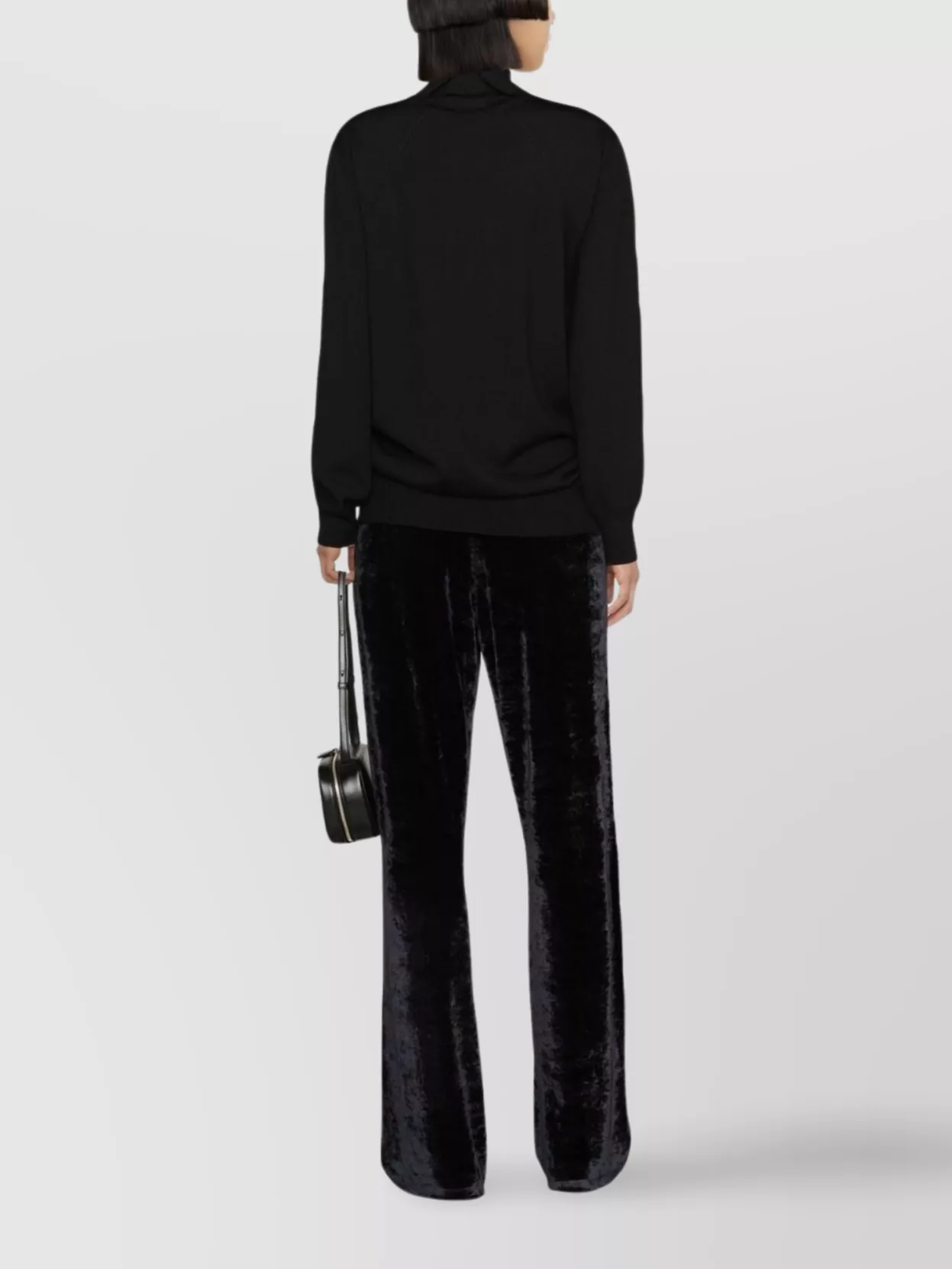 Jil Sander Luxe Merino Turtleneck Knit Sweater