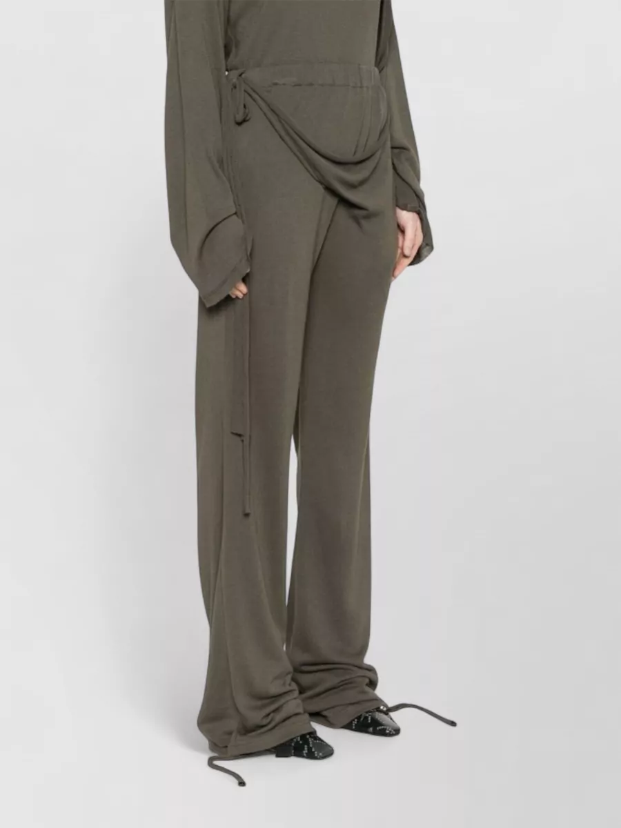 Ottolinger Linen Blend Wrap Wide-Leg Trousers