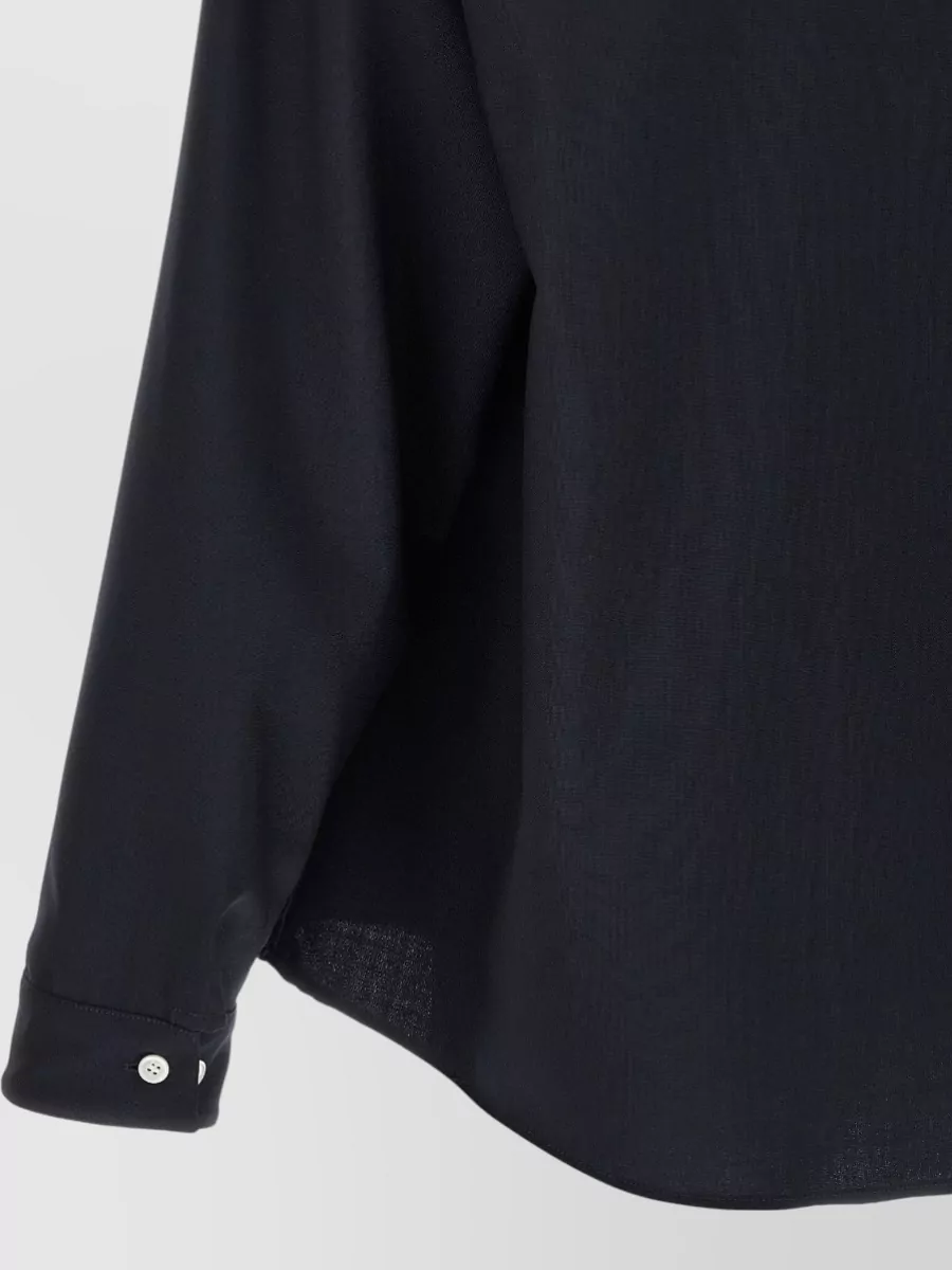 Marni Tropical Wool Shirt Button Down Collar