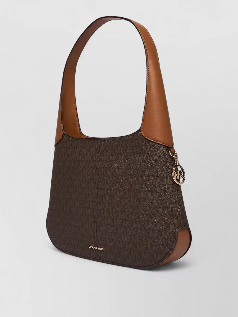 Michael Kors Shoulder Bag Contrast Trim Top Handle