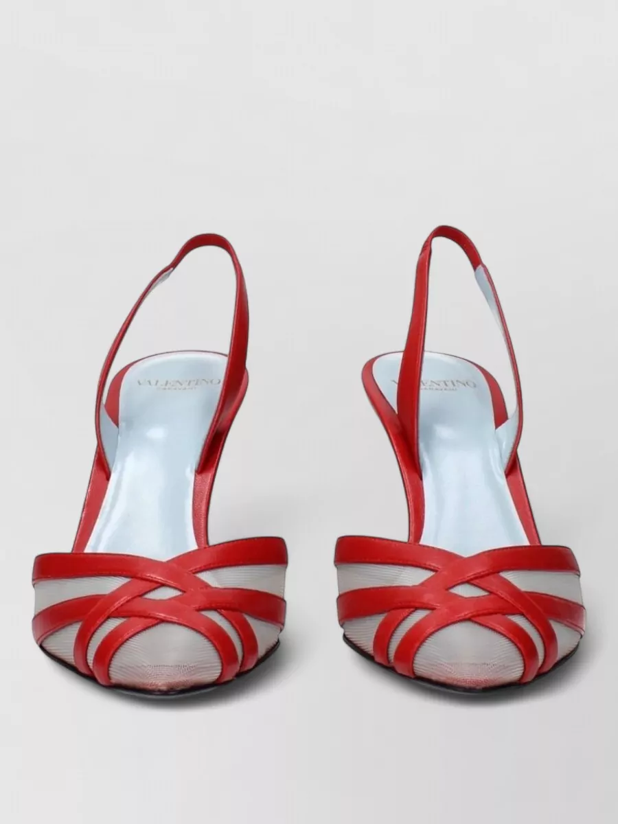 Valentino Garavani Leather stiletto heel sandals