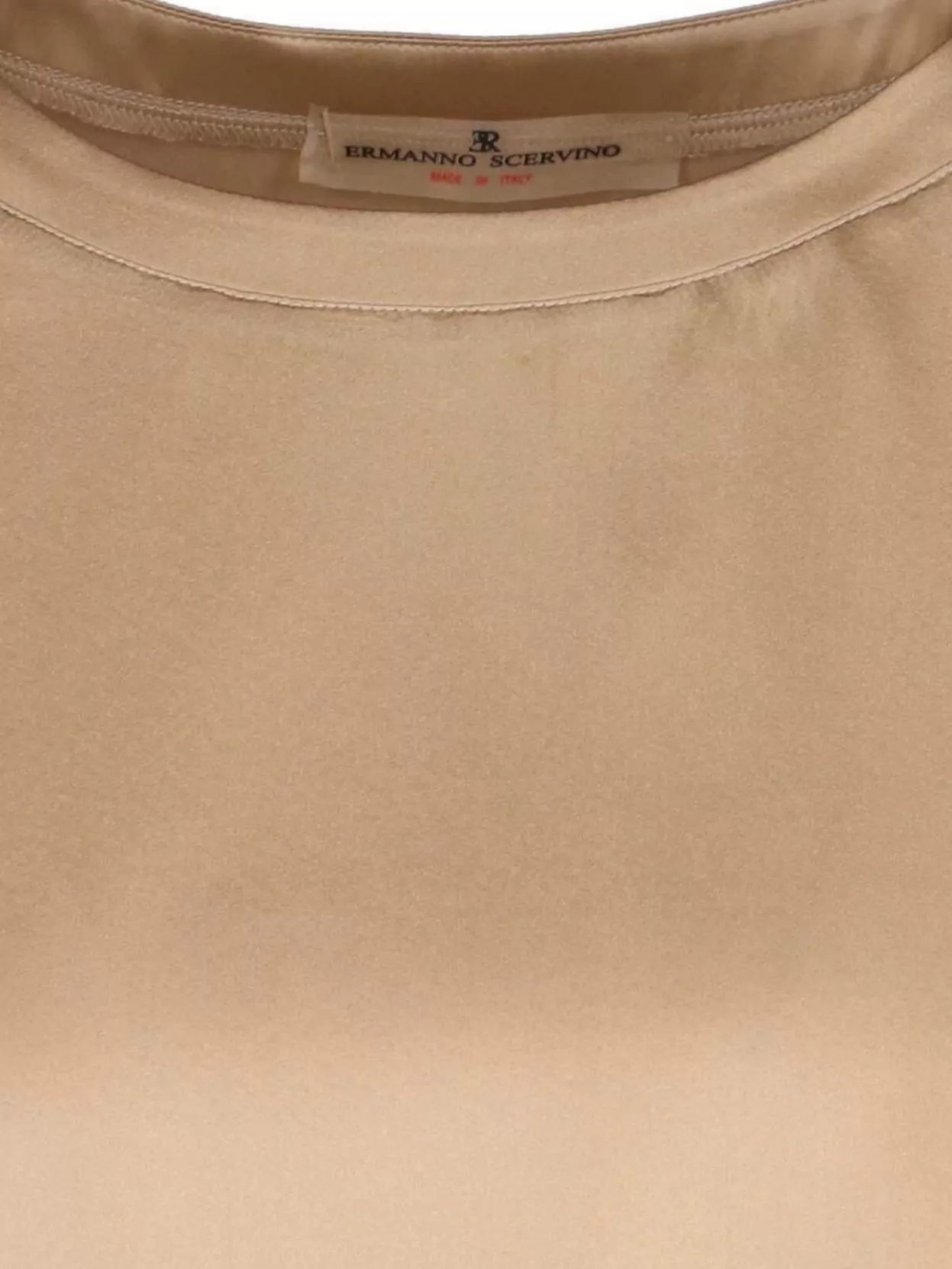 Ermanno Scervino Crew Neck Plain Design Short Sleeves