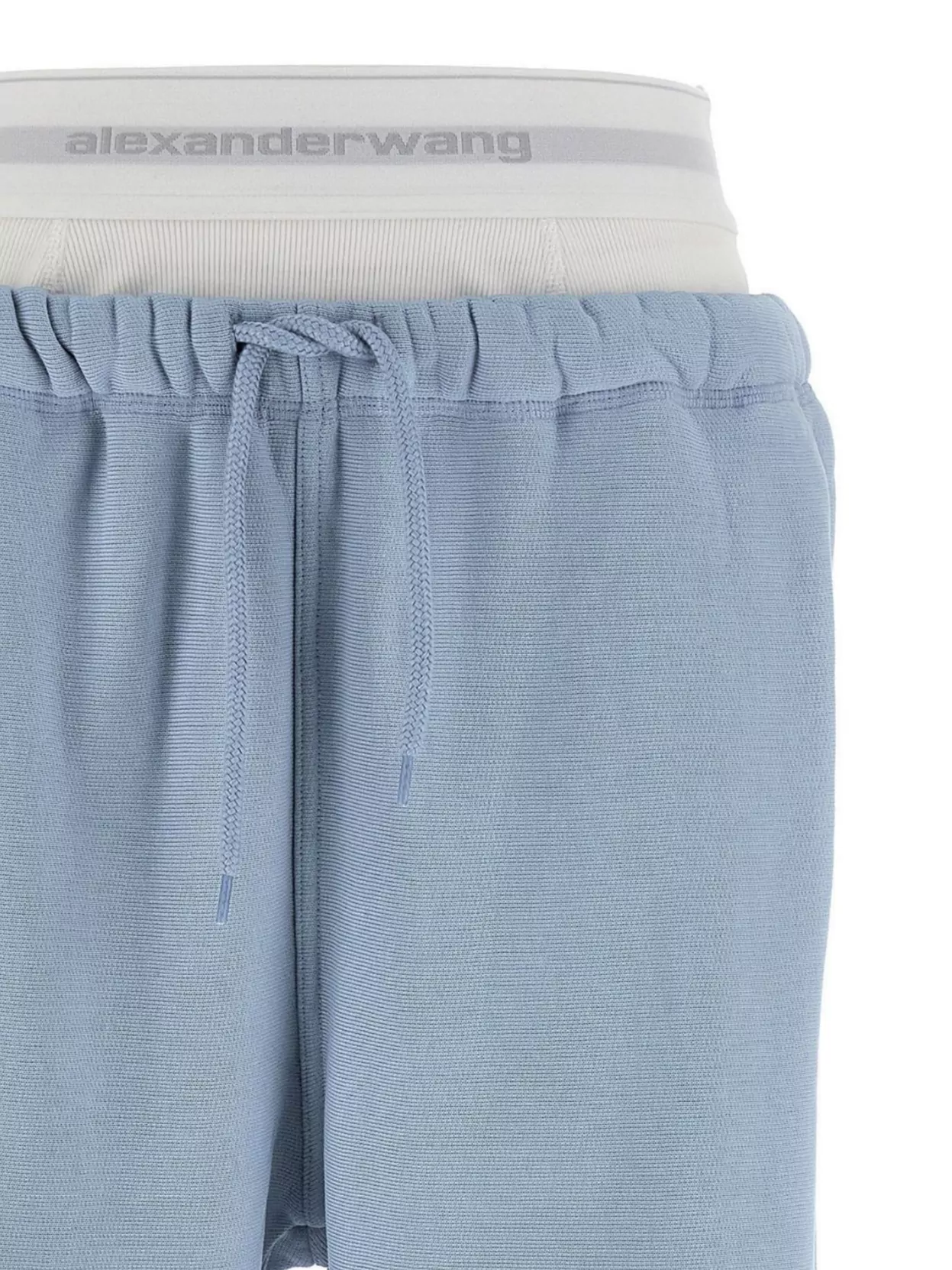 Alexander Wang Wide Leg Joggers With Logo Elastic Waistband