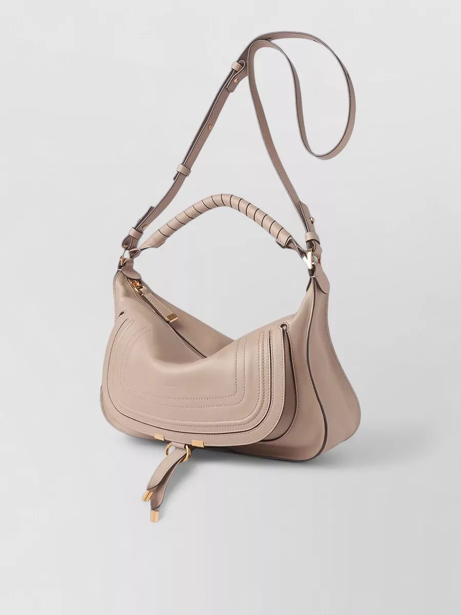 Chloé Marcie Leather Shoulder Bag Medium Size