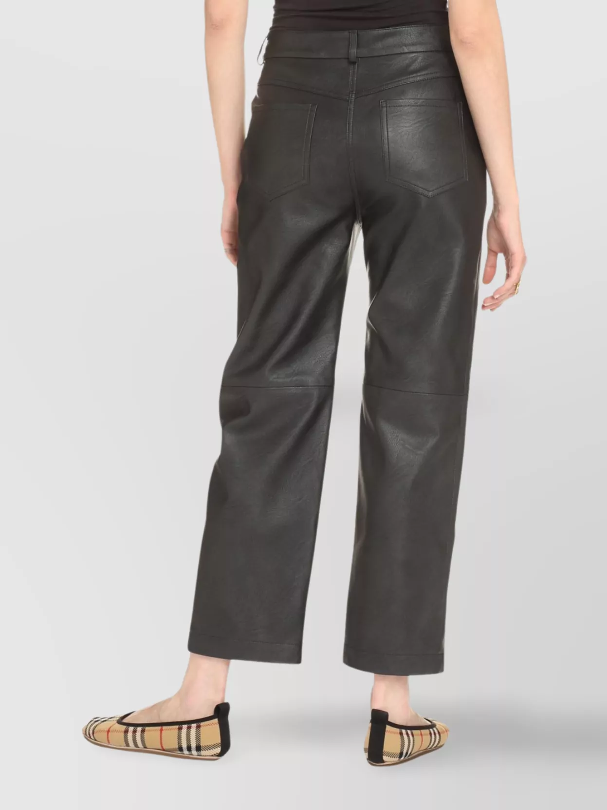 Stella Mccartney Alter Mat Faux Leather Trousers