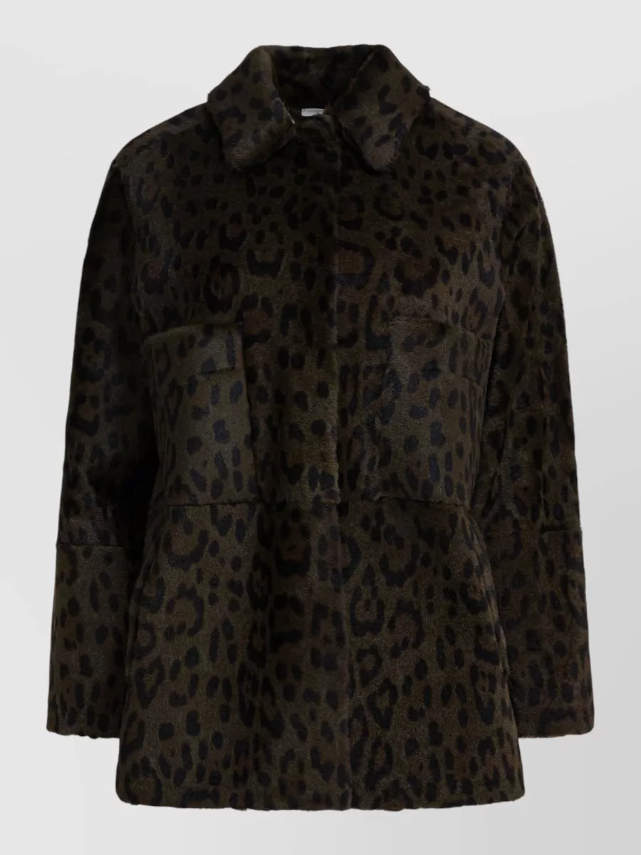 Furling By Giani leather coat
