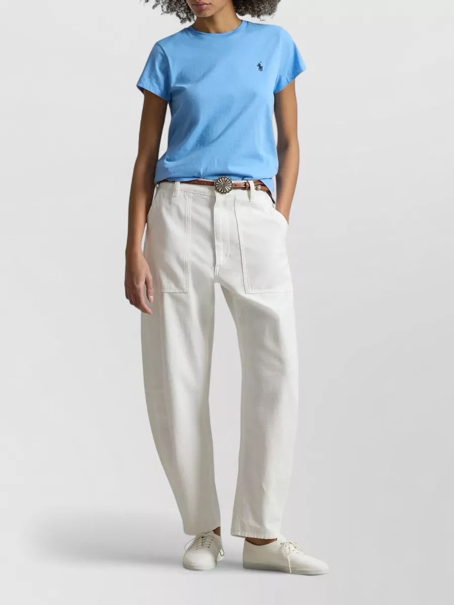 Polo Ralph Lauren Logo Crew Neck T Shirt Short Sleeves