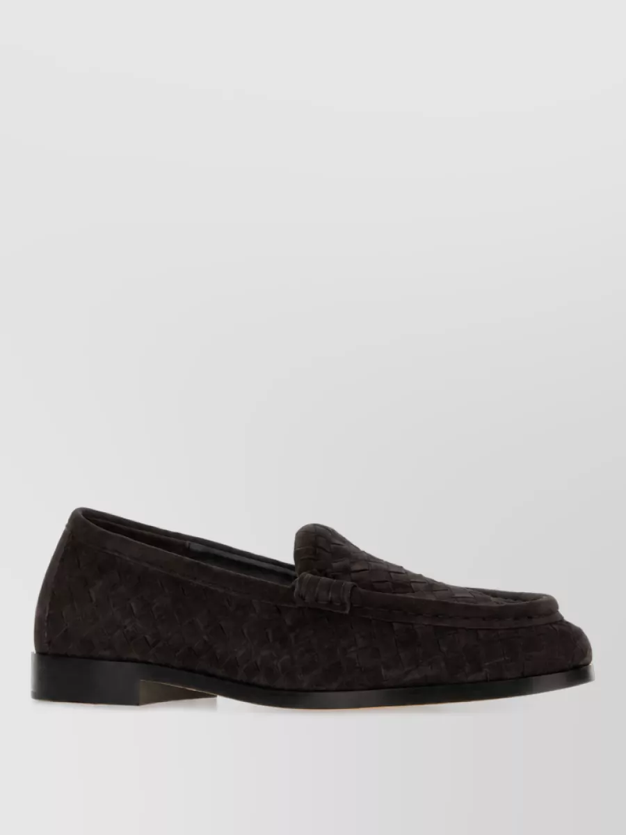 Bottega Veneta suede silenzio loafers
