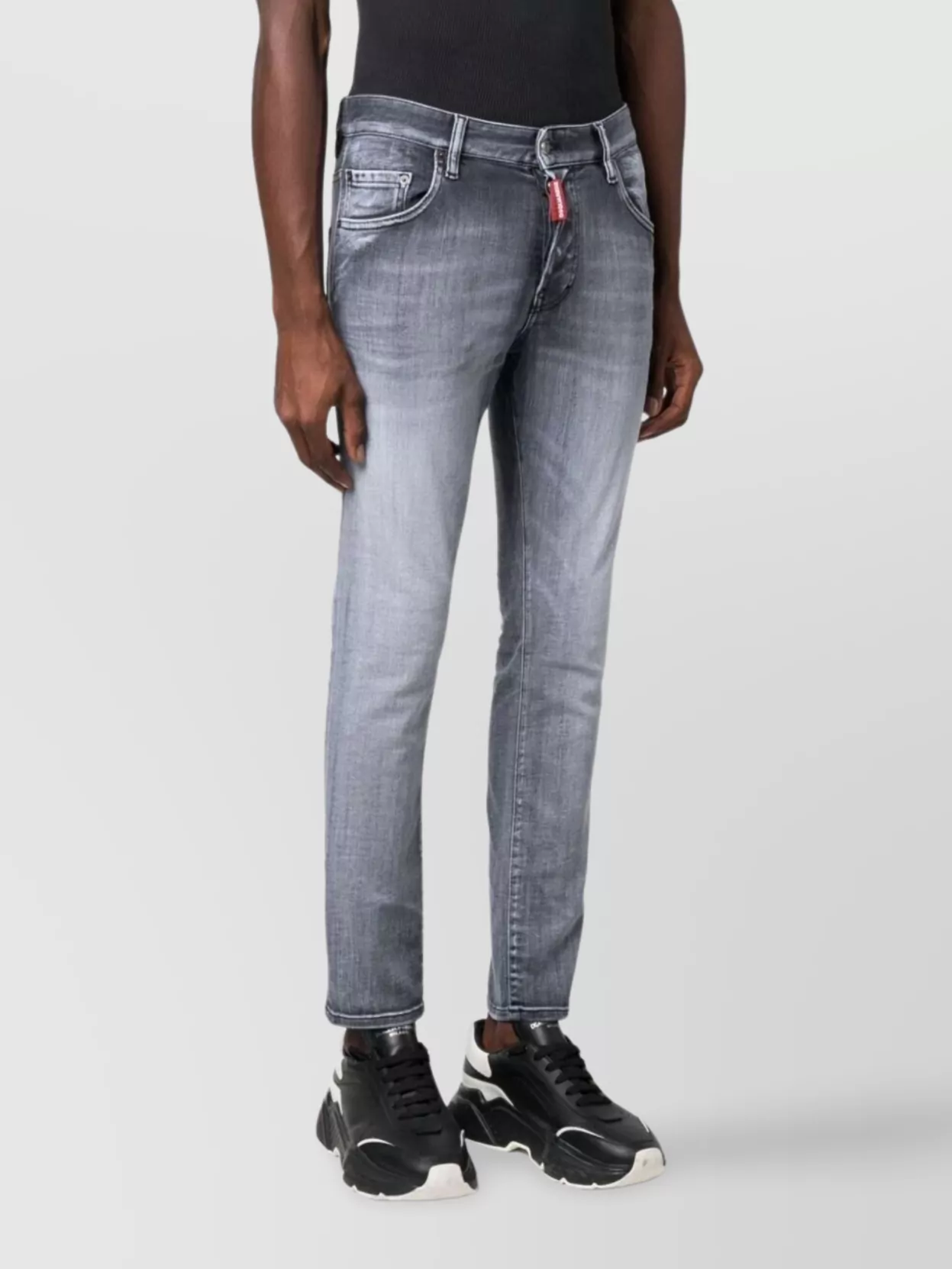 Dsquared2 Skate Jeans Washed-out Effect In Blue