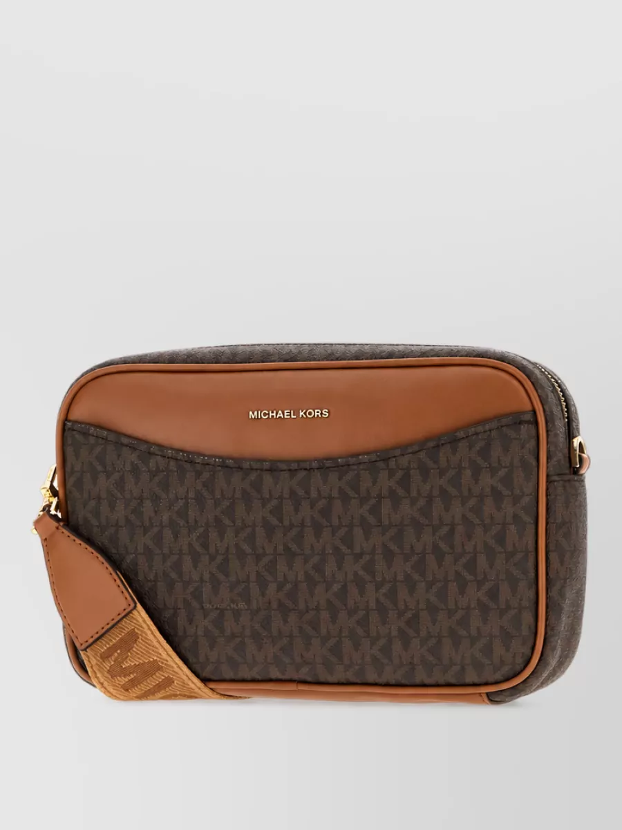 Michael Kors bev printed canvas crossbody bag