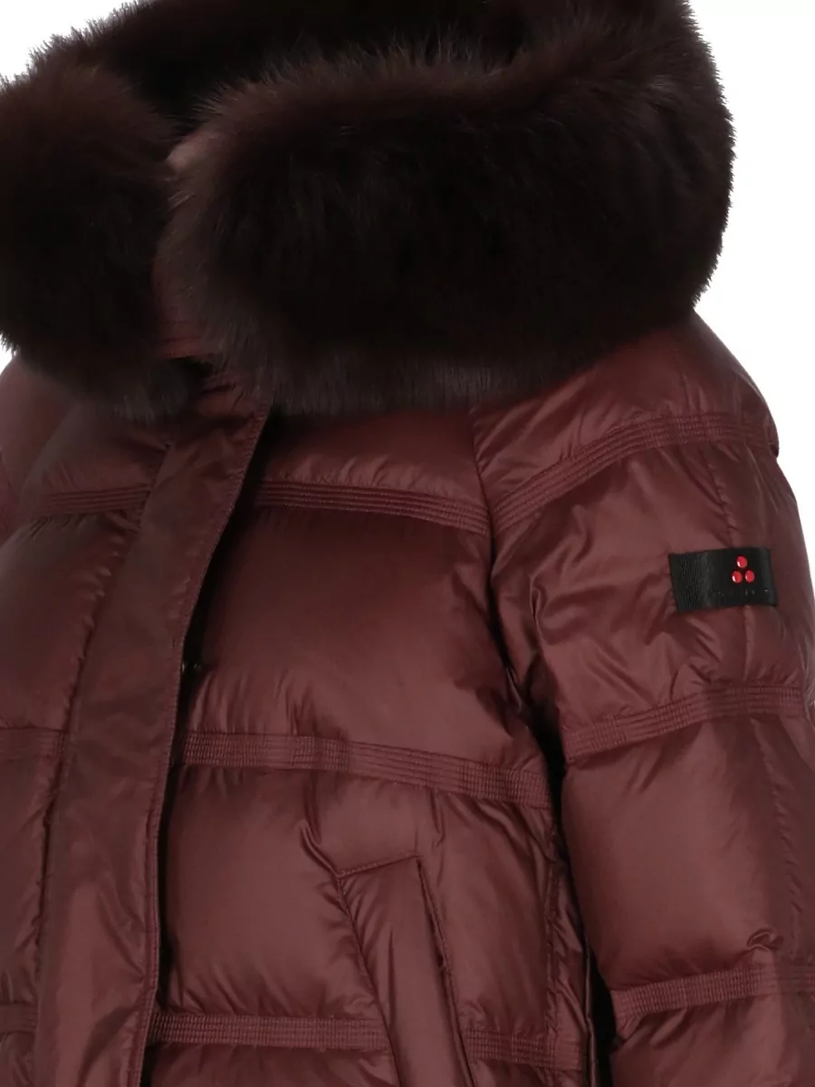 Peuterey Down Hooded Quilted Coat