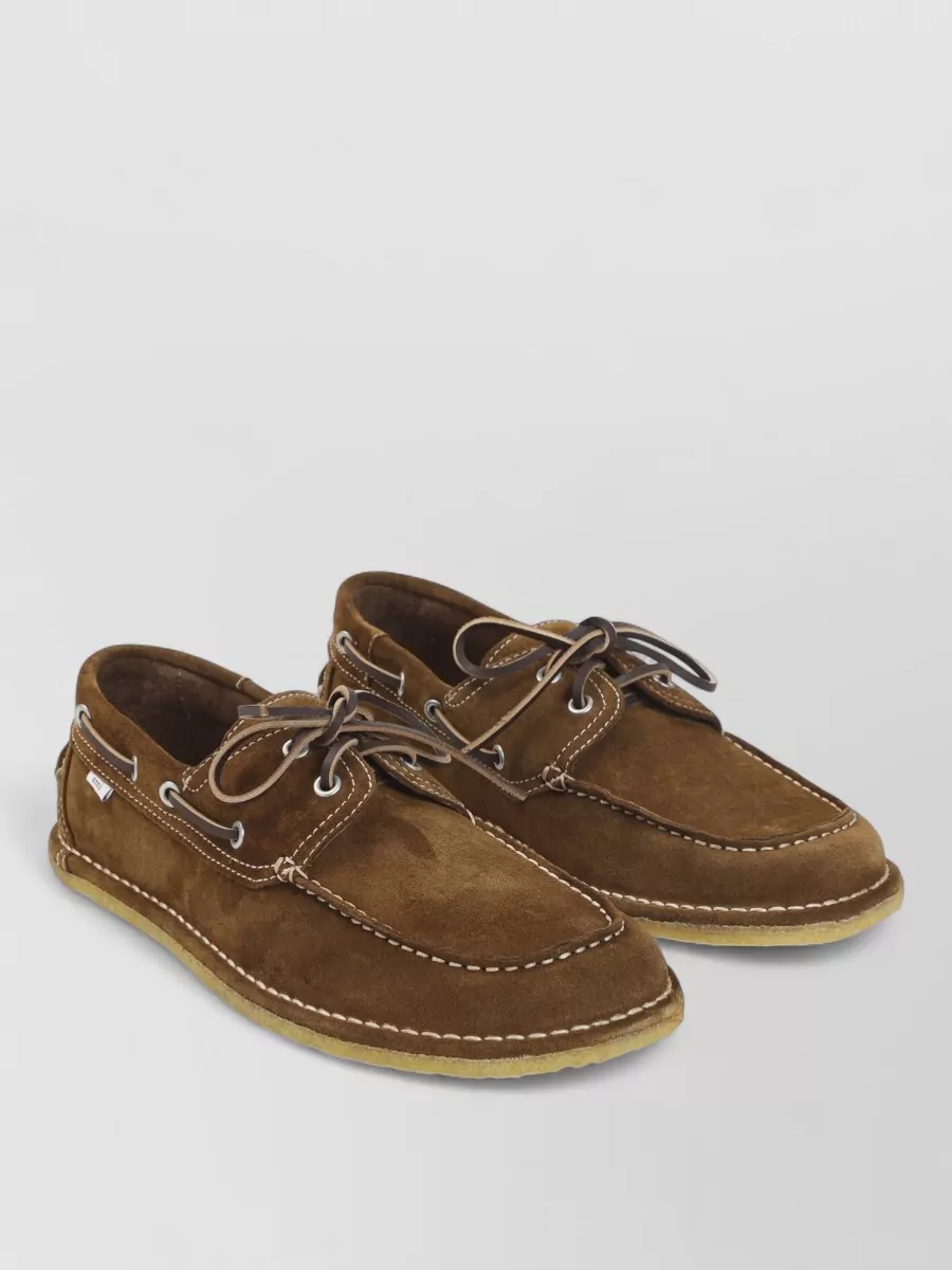 Ami Paris suede boat loafers
