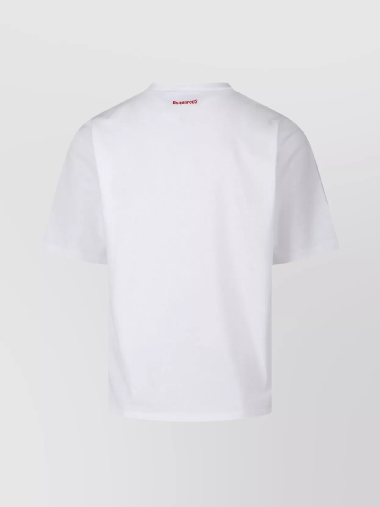 Dsquared2 Crew Neck T-shirt Bold Front Text In White