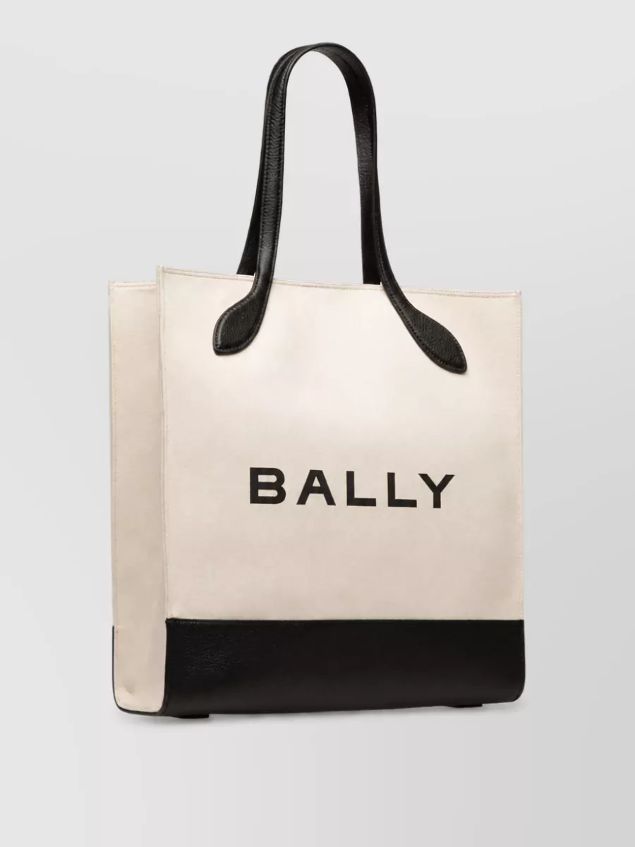 Bally Bar Keep On Leather Tote Bag