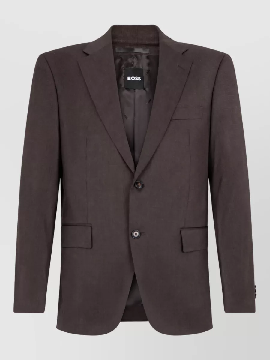 Boss Virgin wool single-breasted blazer