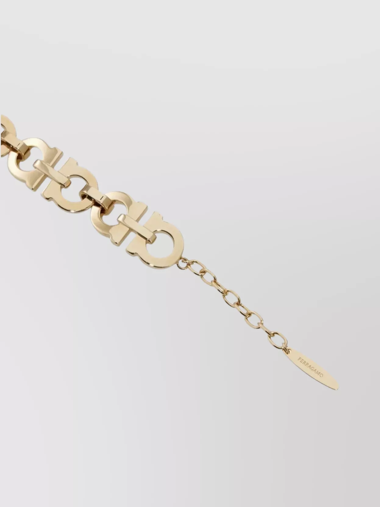 Ferragamo Crystal Embellished Gancini Bracelet