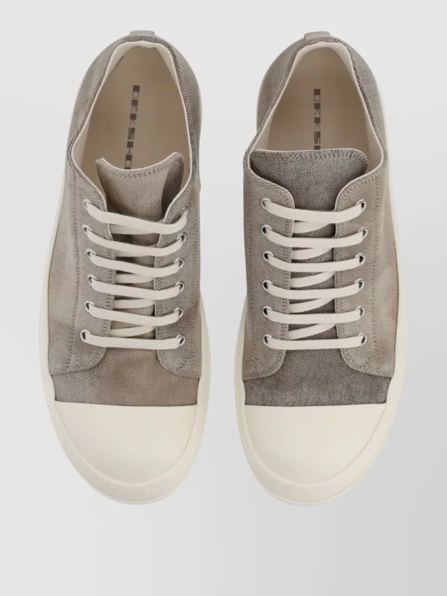Rick Owens Drkshdw Cotton Low-Top Sneakers