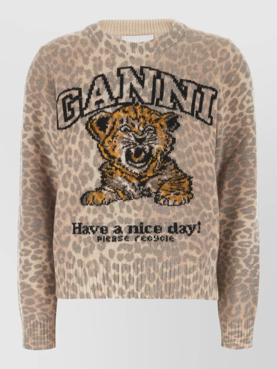 Ganni wool sweatshirt