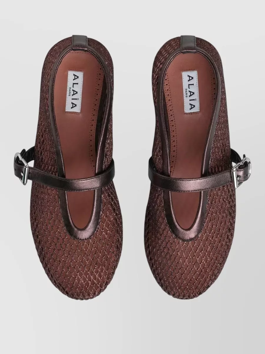Alaïa Mesh Ballerina Flats