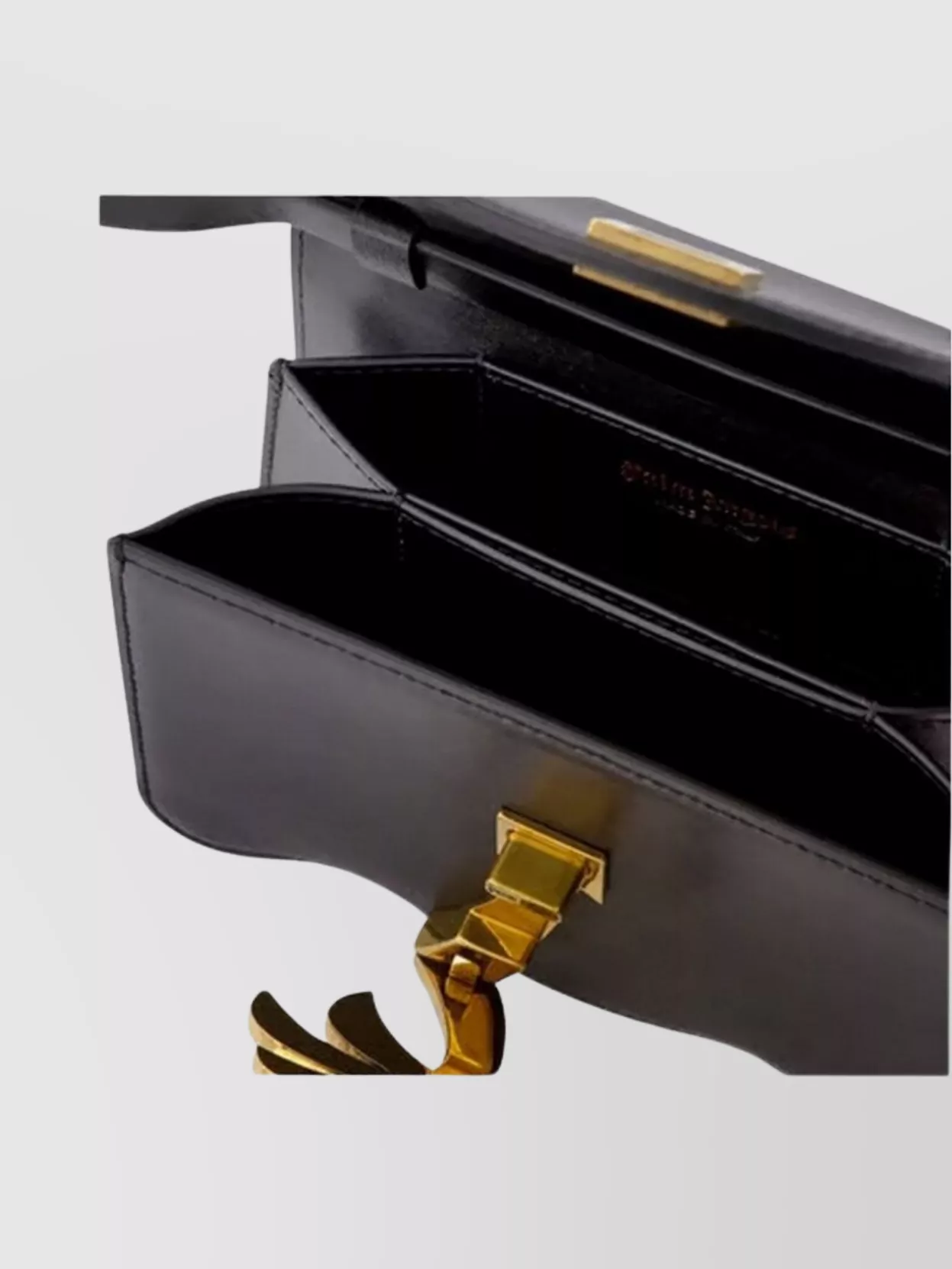 Palm Angels Adjustable Strap Gold-tone Hardware Shoulder Bag In Brown