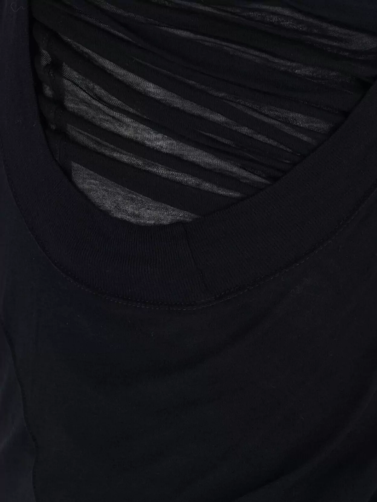 Rick Owens Sleeveless Asymmetric Sheer Stretch Cross-over