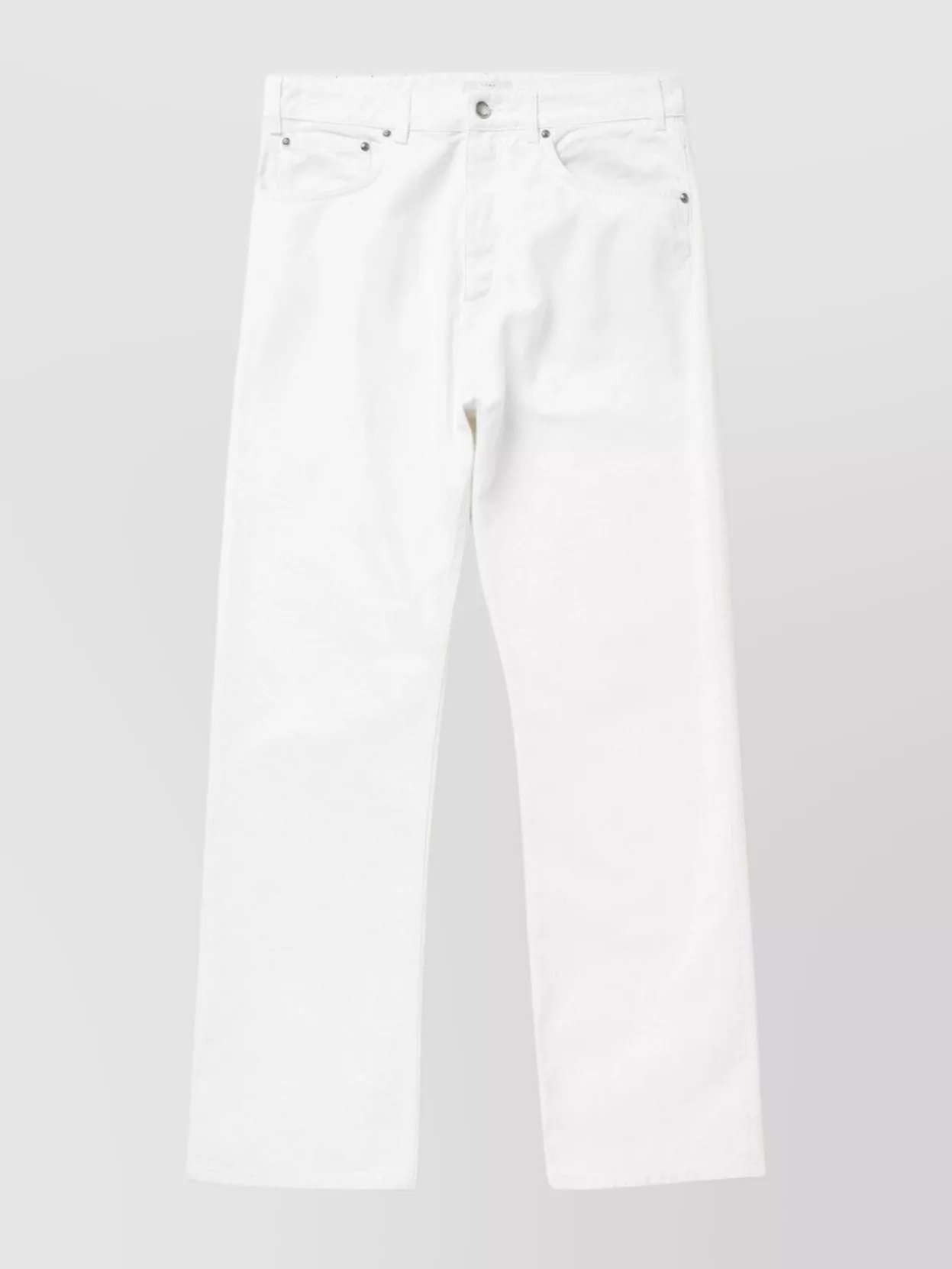 1989 Studio Straight Leg Denim Trousers With Five Pockets In White