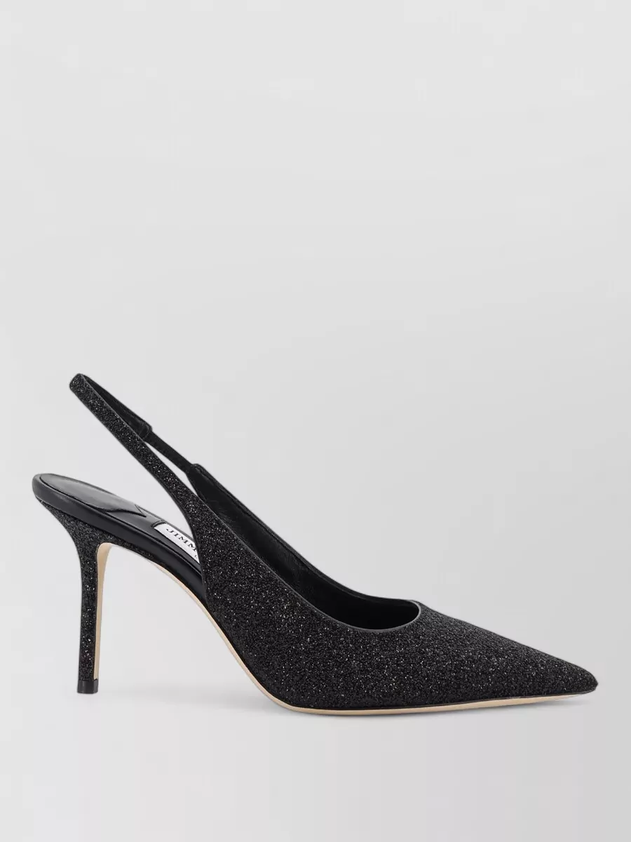 Jimmy Choo Leather Glitter Pumps